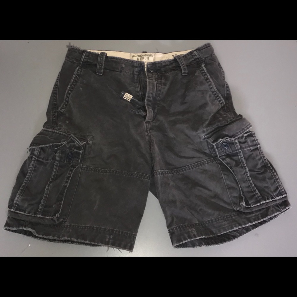 A&f cargo shorts men’s 36 blue